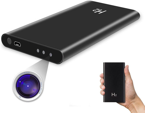 H2 Power Bank 90° Angle Spy Recording Pinhole Hidden Camera