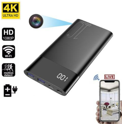 H20 10000mAh Power Bank Wi-Fi Spy Camera
