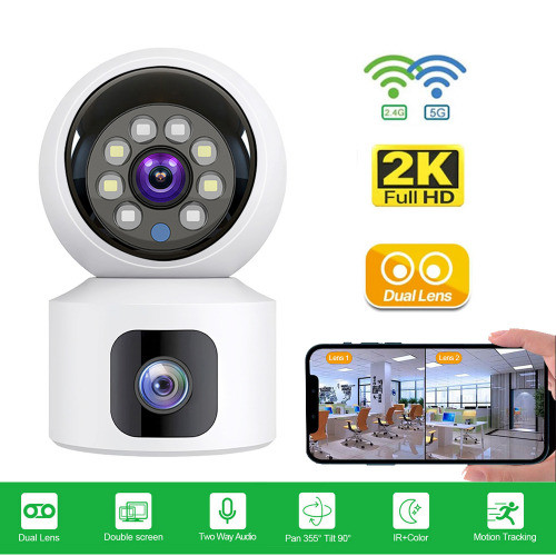 C10 Double-Lens Wi-Fi & Sim Supported IP Camera