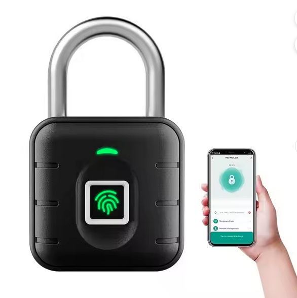 TUYA APP Unlock Locker Smart Padlock with Keyless Suitable for Luggage Bags Door Fence and Storage Smart Security