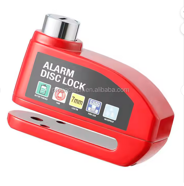 Motorbikes Disc Brake Lock With Heavy Duty Alarm Security Safety Lock
