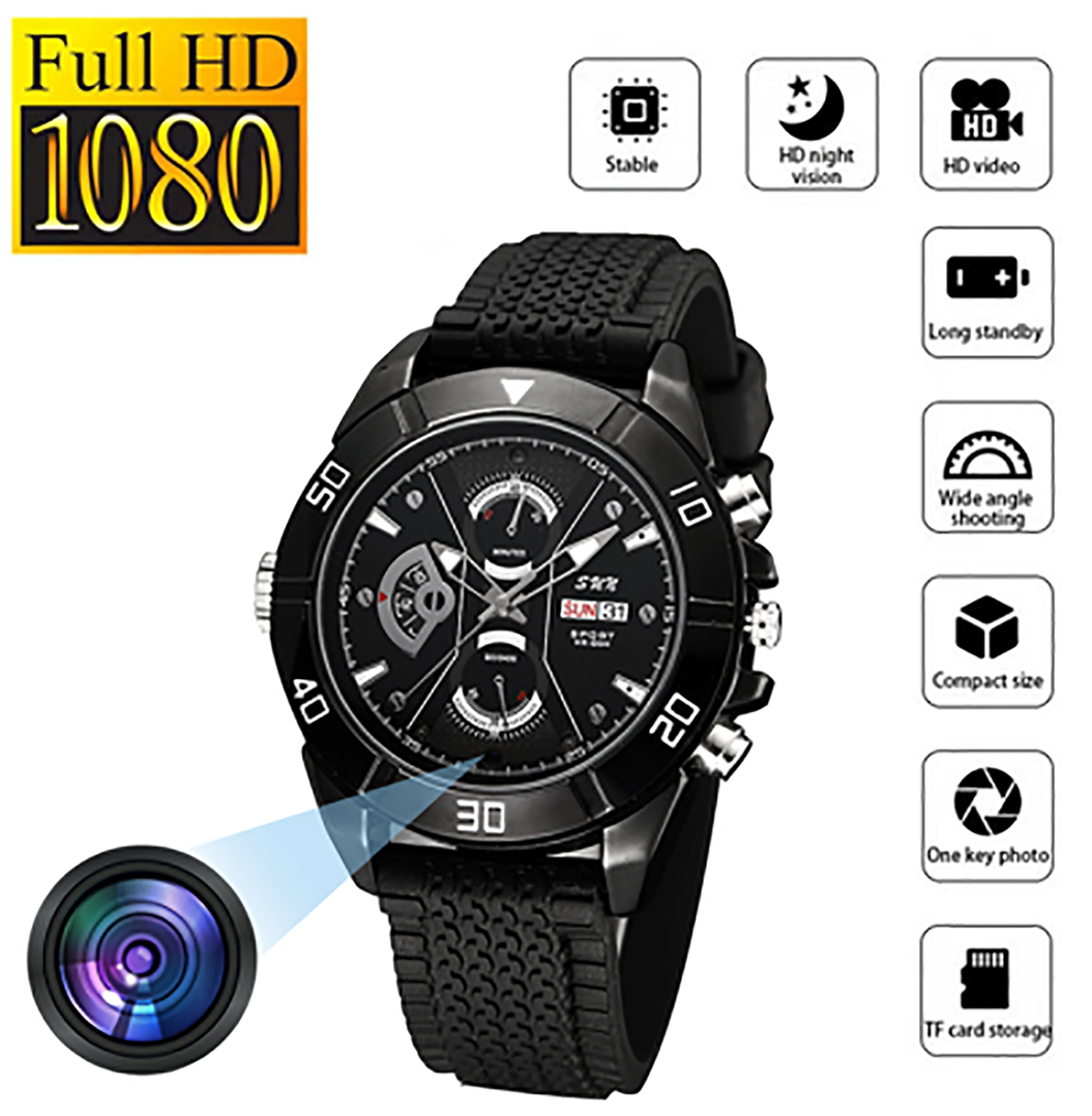 WC14 FHD 3in1 Belt Smart Watch Night Vision Camera